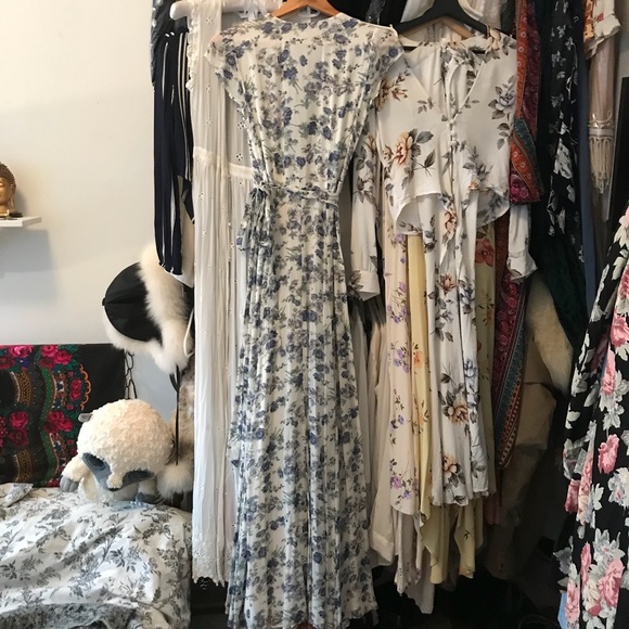 ❌SOLD❌ Reformation Lumen Floral Maxi Wrap Dress XS - Picture 6 of 8